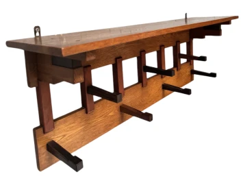 Art Deco Modernist Coat Rack by P.E.L. Izeren for De Genneper Molen, 1920s